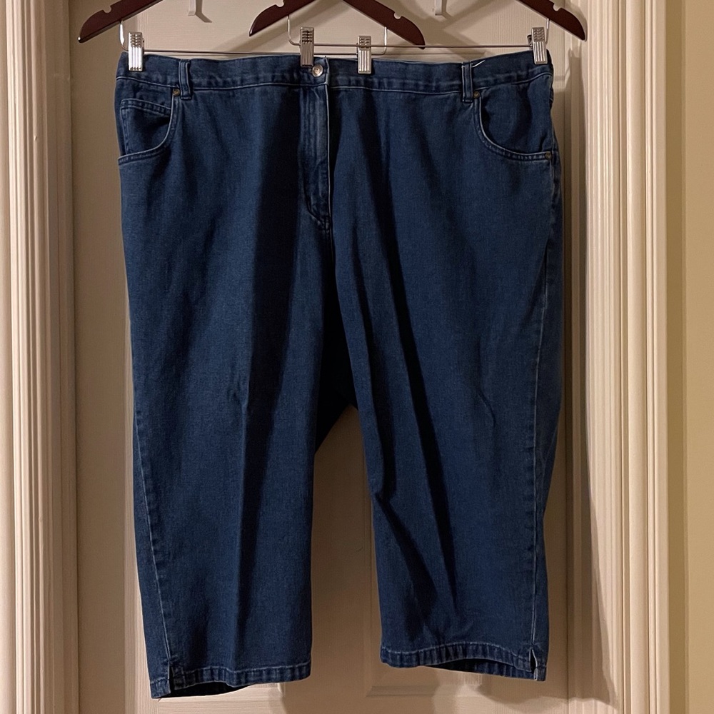 Woman Within plus size jean capris